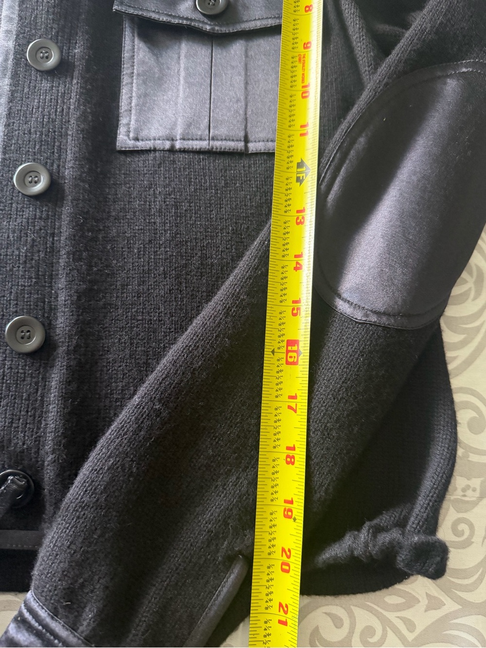 Valentino Knit Trim Sweater With Fur Collar - Picture 8 of 13